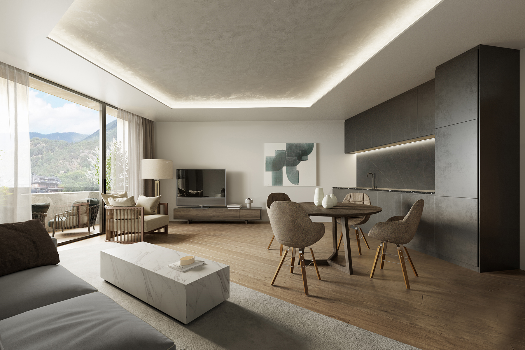 Apartament d´Obra Nova per comprar al Centre de La Massana